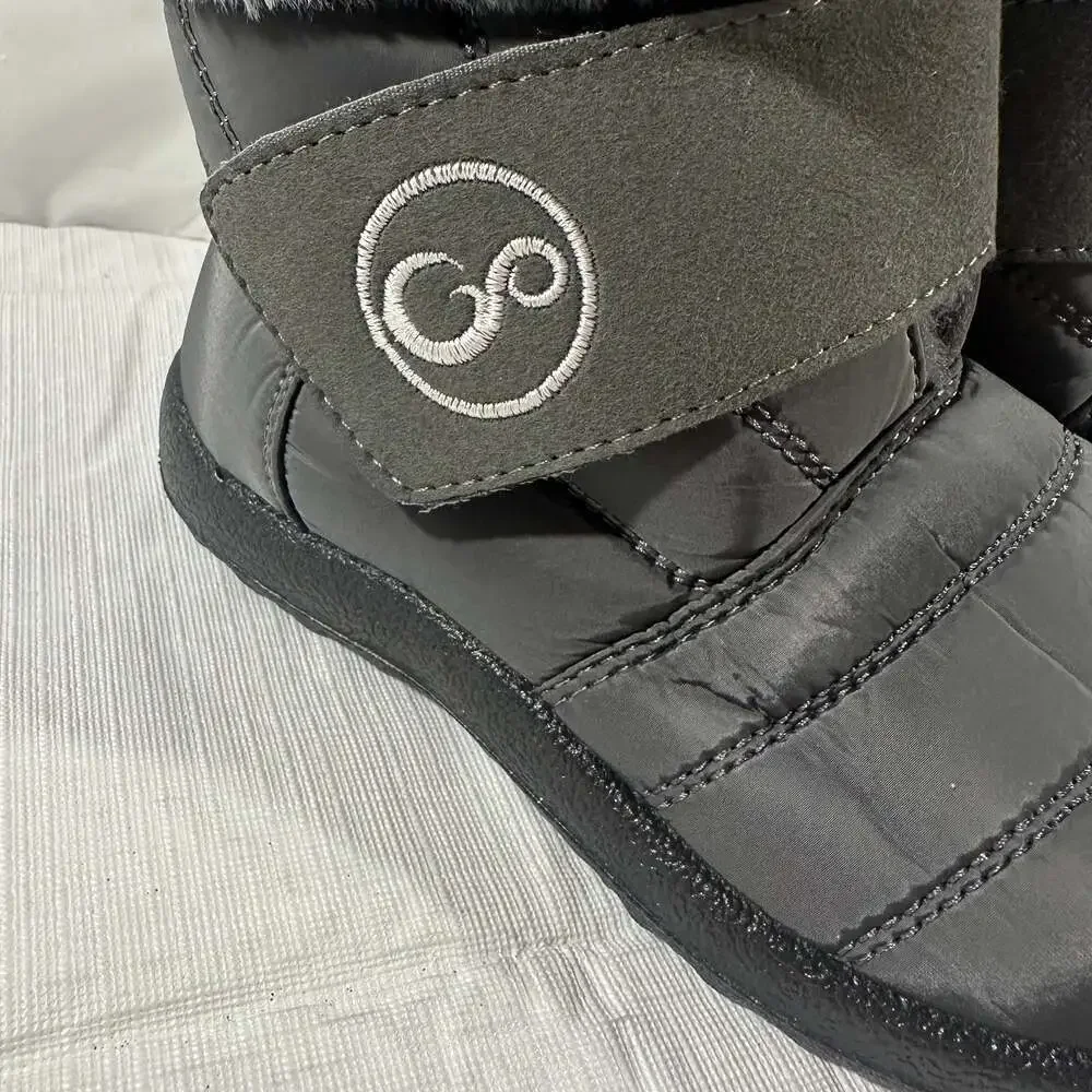 Aomigoct Boys Girls Winter Snow Boots: Waterproof Toddler Little Kid Boot